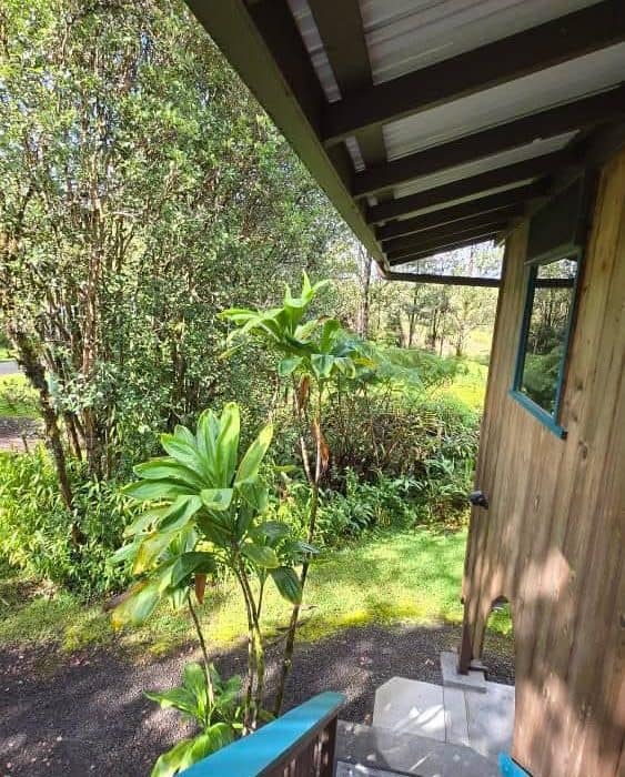 Hawaiian Pine Treehouse Cabin is centrally located between Hilo, Volcanoes National Park and Pahoa.